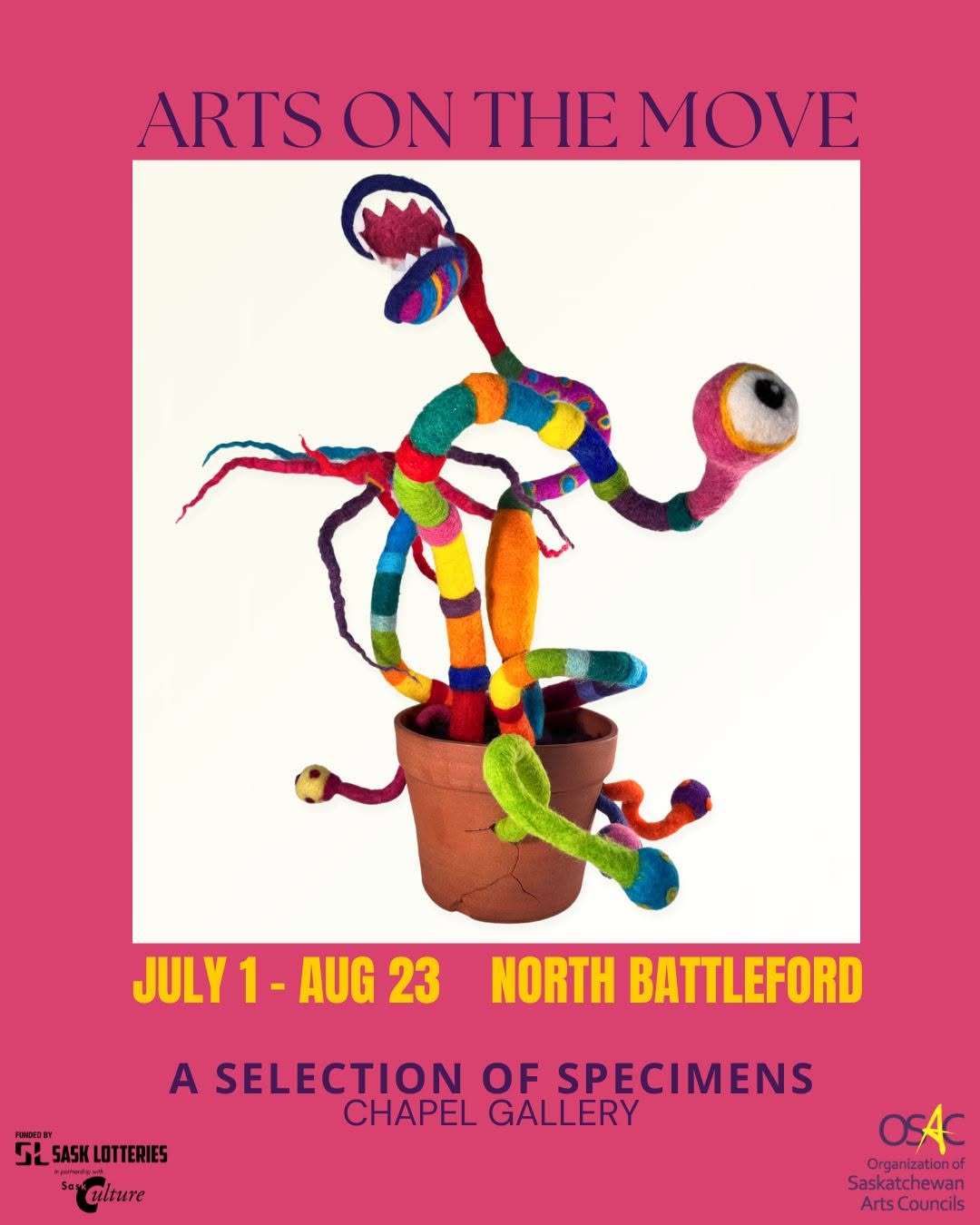 Colourful Animated Creatures made of Needle Ffelting